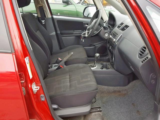 JS2YB5A35C6303737 - 2012 SUZUKI SX4 RED photo 5