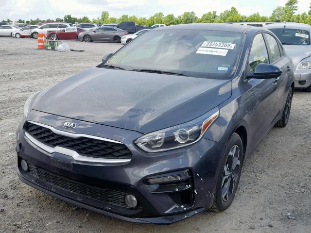 3KPF24AD4KE051170 - 2019 KIA FORTE FE GRAY photo 2