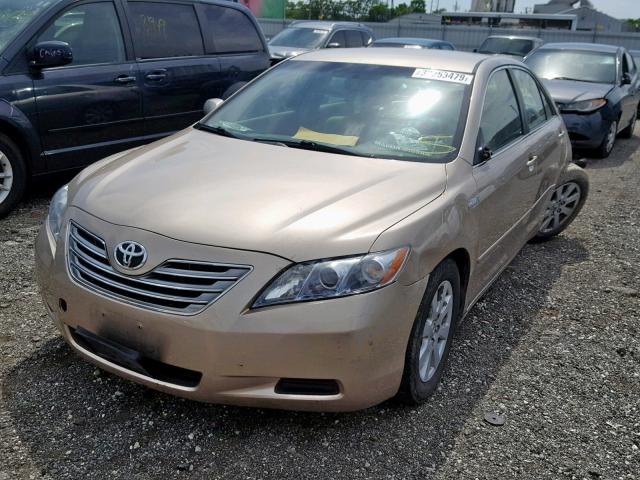 JTNBB46K473016757 - 2007 TOYOTA CAMRY NEW GOLD photo 2