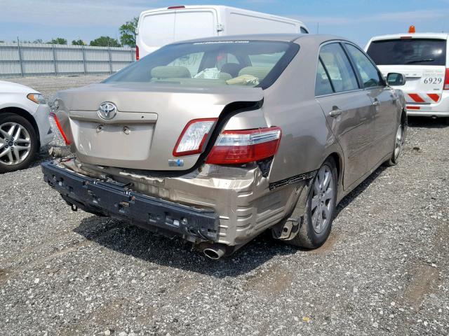 JTNBB46K473016757 - 2007 TOYOTA CAMRY NEW GOLD photo 4