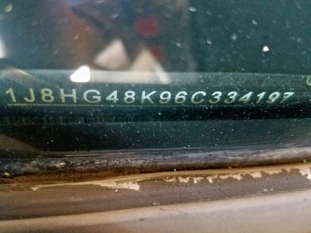 1J8HG48K96C334197 - 2006 JEEP COMMANDER 石墨色 照片 10