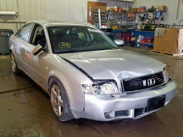 WAUCD64B24N103376 - 2004 AUDI A6 S-LINE SILVER photo 1