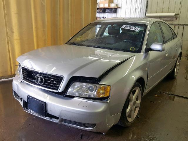 WAUCD64B24N103376 - 2004 AUDI A6 S-LINE SILVER photo 2