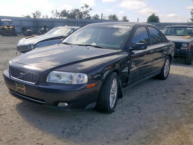 YV1TS592051391039 - 2005 VOLVO S80 2.5T BLACK photo 2