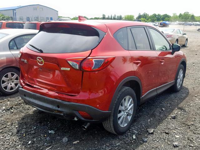 JM3KE4CY9G0763350 - 2016 MAZDA CX-5 TOURI RED photo 4