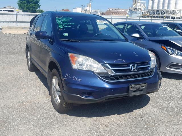 5J6RE4H71AL054886 - 2010 HONDA CR-V EXL BLUE photo 1