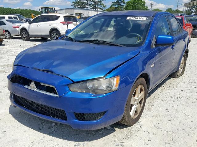 JA3AU26U19U030210 - 2009 MITSUBISHI LANCER ES/ BLUE photo 2