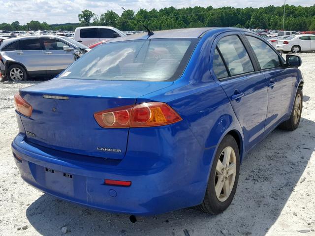 JA3AU26U19U030210 - 2009 MITSUBISHI LANCER ES/ BLUE photo 4