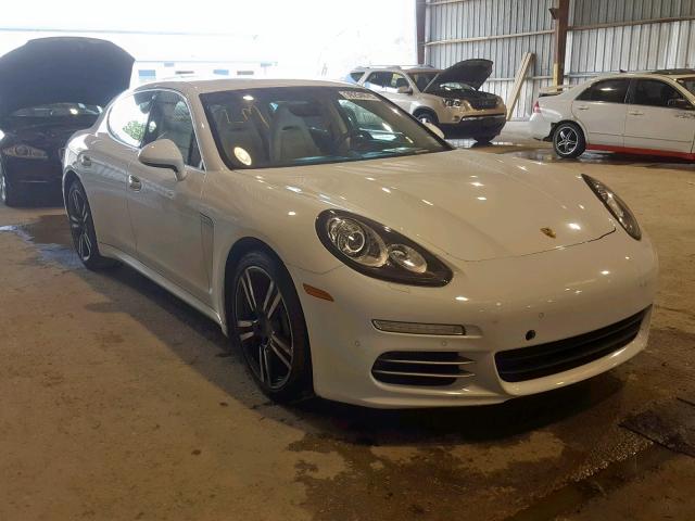 WP0AB2A73EL055697 - 2014 PORSCHE PANAMERA S WHITE photo 1