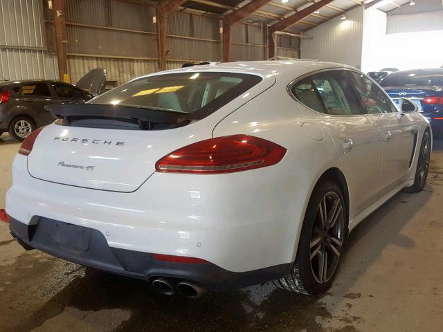 WP0AB2A73EL055697 - 2014 PORSCHE PANAMERA S WHITE photo 4