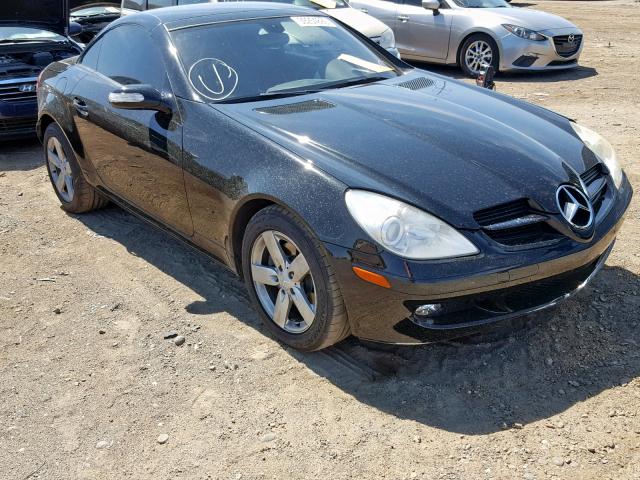 WDBWK54F26F092989 - 2006 MERCEDES-BENZ SLK 280 BLACK photo 1