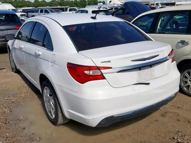 1C3CCBAB1EN208533 - 2014 CHRYSLER 200 LX WHITE photo 3