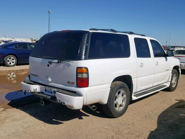 1GKFK66U05J105841 - 2005 GMC YUKON XL D WHITE photo 4