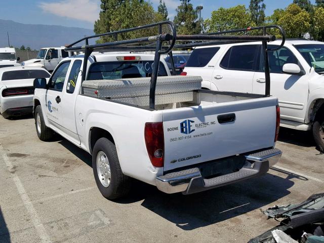 1GCCS196868156625 - 2006 CHEVROLET COLORADO WHITE photo 3