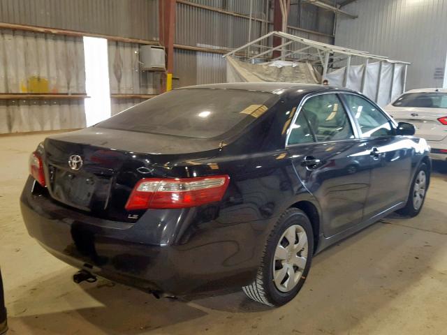 4T1BE46K07U099119 - 2007 TOYOTA CAMRY NEW BLACK photo 4