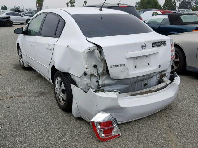 3N1AB61E18L754795 - 2008 NISSAN SENTRA 2.0 WHITE photo 3