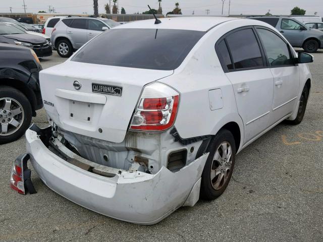 3N1AB61E18L754795 - 2008 NISSAN SENTRA 2.0 WHITE photo 4