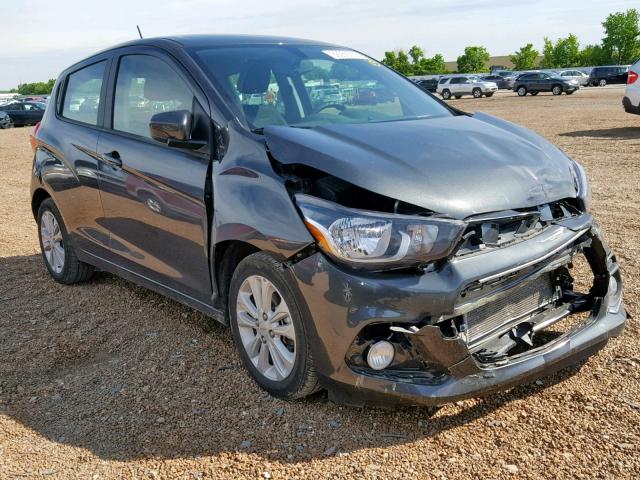 KL8CD6SA2JC473515 - 2018 CHEVROLET SPARK 1LT GRAY photo 1