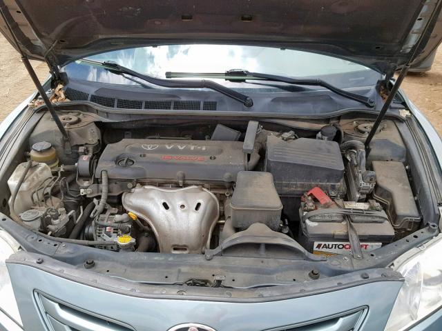 JTNBE46K273051790 - 2007 TOYOTA CAMRY NEW GREEN photo 7