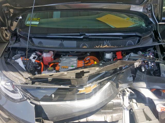 1G1FW6S03J4132245 - 2018 CHEVROLET BOLT EV LT GRAY photo 7