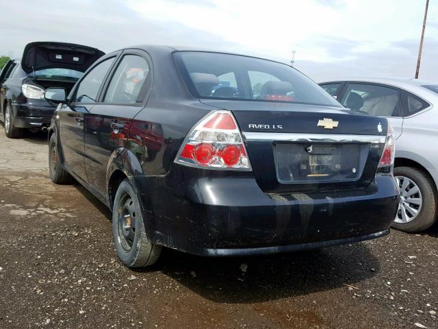 KL1TD56688B192365 - 2008 CHEVROLET AVEO BASE Qara foto 3