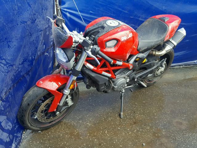 ZDM1RANN4DB068966 - 2013 DUCATI MONSTER 79 RED photo 2