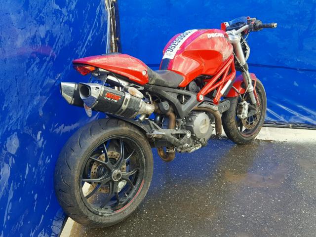 ZDM1RANN4DB068966 - 2013 DUCATI MONSTER 79 RED photo 4