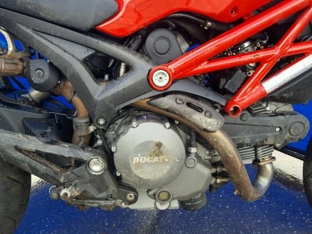 ZDM1RANN4DB068966 - 2013 DUCATI MONSTER 79 RED photo 7