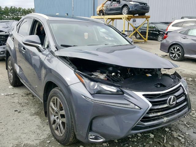 JTJBARBZ9G2087074 - 2016 LEXUS NX 200T GRAY photo 1