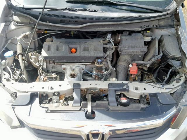 2HGFB2F97CH327194 - 2012 HONDA CIVIC EXL SILVER photo 7