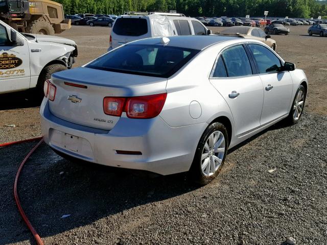 1G11H5SL8EU145118 - 2014 CHEVROLET MALIBU LTZ 银色 照片 4