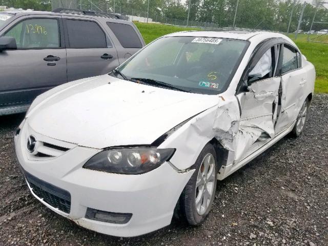 JM1BK323771642795 - 2007 MAZDA 3 S WHITE photo 2