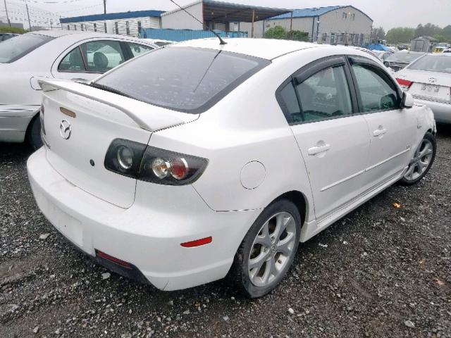 JM1BK323771642795 - 2007 MAZDA 3 S WHITE photo 4