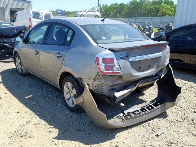 3N1AB6AP8CL785326 - 2012 NISSAN SENTRA 2.0 GRAY photo 3