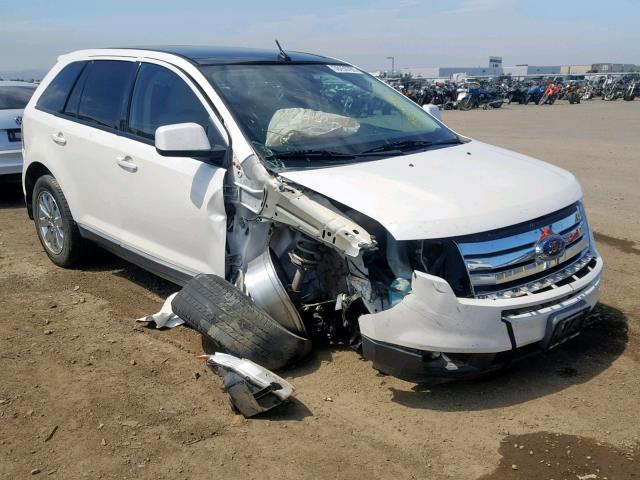 2FMDK3JC8ABB02678 - 2010 FORD EDGE SEL WHITE photo 1