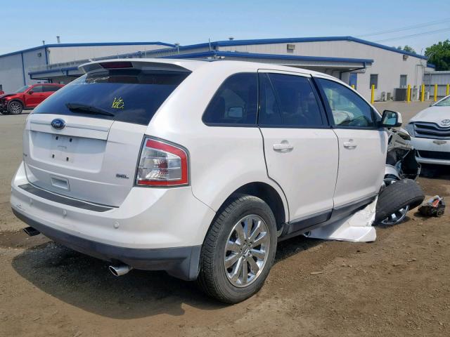 2FMDK3JC8ABB02678 - 2010 FORD EDGE SEL WHITE photo 4