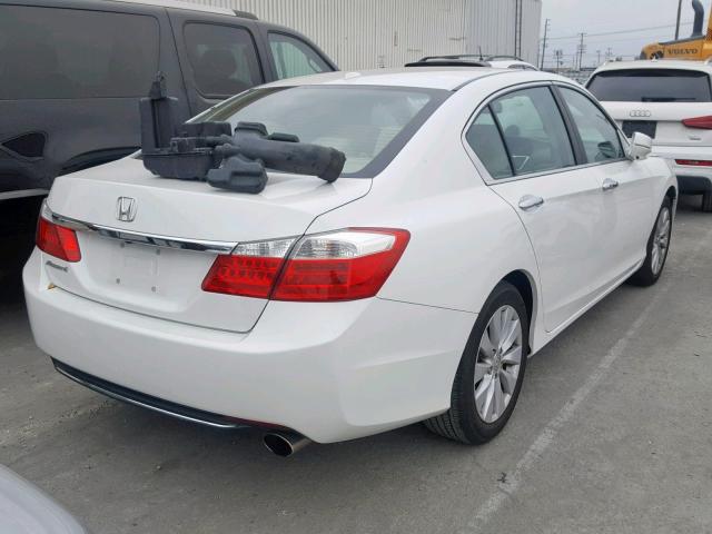 1HGCR2F82DA177405 - 2013 HONDA ACCORD EXL WHITE photo 4