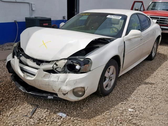 2G2WP522X51338765 - 2005 PONTIAC GRAND PRIX WHITE photo 2