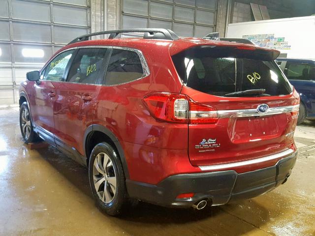 4S4WMAFD9K3424322 - 2019 SUBARU ASCENT PRE RED photo 3