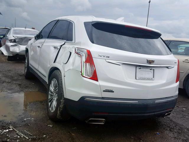 1GYKNDRS9KZ192758 - 2019 CADILLAC XT5 LUXURY WHITE photo 3