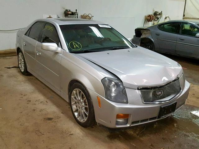 1G6DP577770101403 - 2007 CADILLAC CTS HI FEA SILVER photo 1