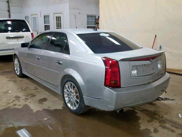 1G6DP577770101403 - 2007 CADILLAC CTS HI FEA SILVER photo 3