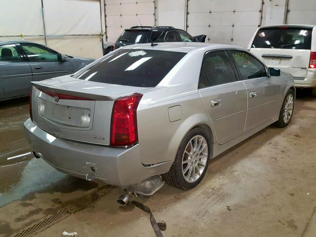 1G6DP577770101403 - 2007 CADILLAC CTS HI FEA SILVER photo 4