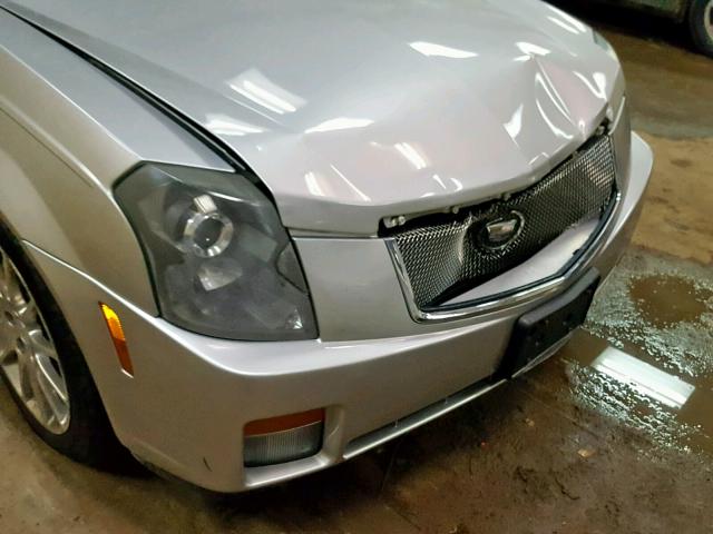 1G6DP577770101403 - 2007 CADILLAC CTS HI FEA SILVER photo 9