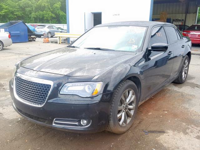 2C3CCAGG7EH297370 - 2014 CHRYSLER 300 S BLACK photo 2