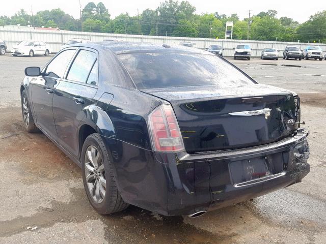 2C3CCAGG7EH297370 - 2014 CHRYSLER 300 S BLACK photo 3