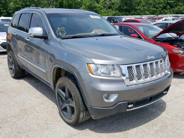 1C4RJFCT3CC281274 - 2012 JEEP GRAND CHER GRAY photo 1