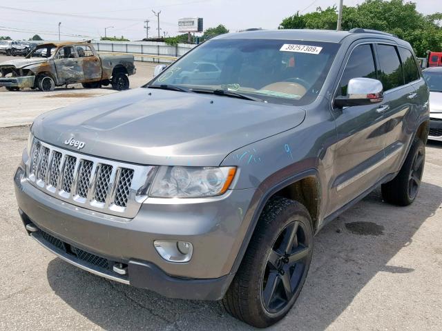 1C4RJFCT3CC281274 - 2012 JEEP GRAND CHER GRAY photo 2