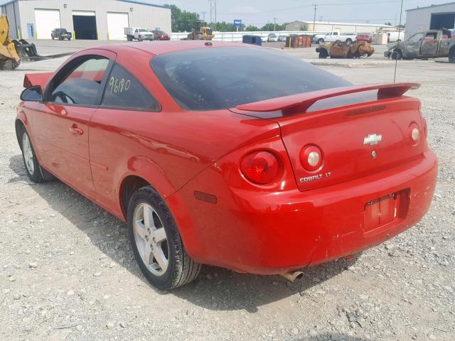 1G1AL15F867781650 - 2006 CHEVROLET COBALT LT RED photo 3