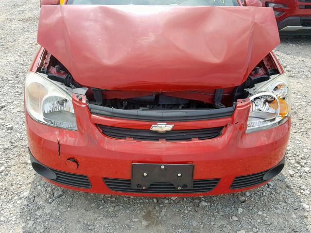 1G1AL15F867781650 - 2006 CHEVROLET COBALT LT RED photo 7